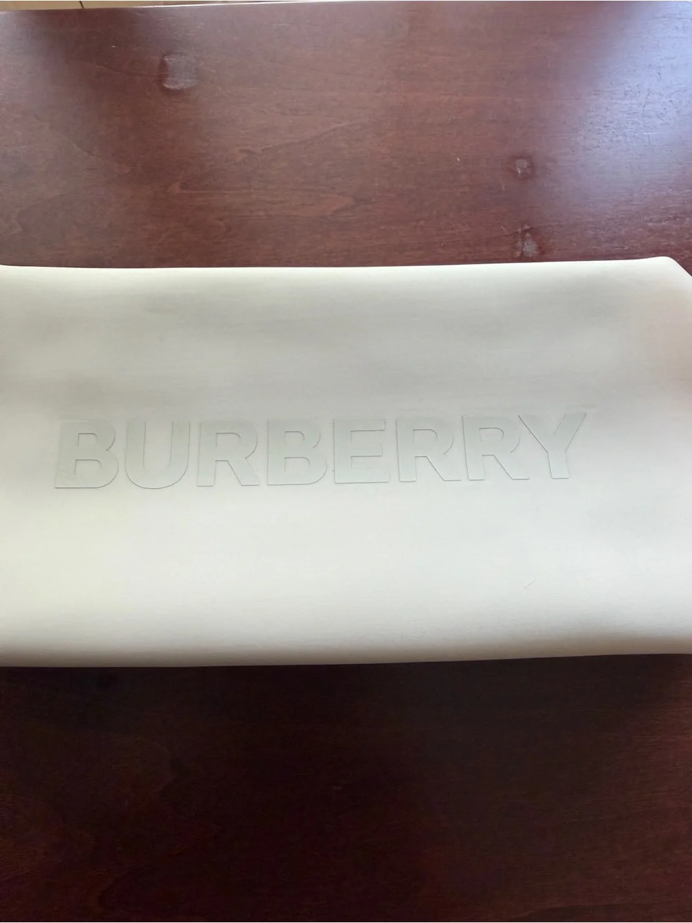 Burberry Logo Cosmetic Pouch with top zip